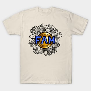 Fam doodle (black) T-Shirt